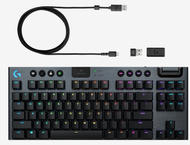 Клавиатури Logitech G915 TKL LIGHTSPEED Carbon, GL Clicky, Black 