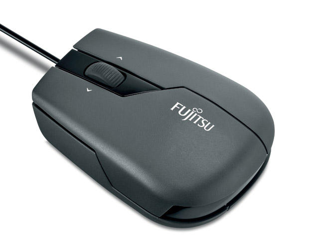 Мишки Оптична мини мишка Фуджицу 400NB черна, USB