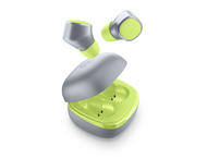 Слушалки AQL Evade TWS, в сиво-лайм