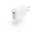Зарядни устройства Hama Charger, USB-C, Power Delivery (PD) / Qualcomm® + USB-A, 42 W, white