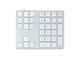 Клавиатури Satechi Aluminum Bluetooth Extended Keypad - Silver