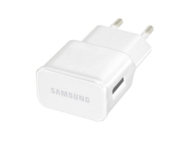 Зарядни устройства Samsung Charger EP-TA12EWEU - захранване за ел. мрежа 2A с USB изход смартфони и таблети (бял) (bulk)