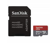 Карти памет Sandisk Ultra microSDHC, 200GB, с SD адаптер
