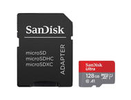 Карти памет Sandisk Ultra microSDHC, 128GB, с SD адаптер