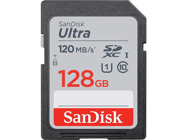 Карти памет Sandisk Ultra SDHC, 128GB