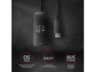 Кабели и Адаптери AXAGON RVC-DP USB-C към DisplayPort адаптер 