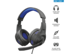 Слушалки TRUST GXT 307B Ravu Gaming Headset for PS4/ PS5, blue