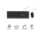 Клавиатури TRUST Primo Keyboard & Mouse BG Layout