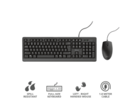 Клавиатури TRUST Primo Keyboard & Mouse BG Layout