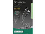 Кабели и Адаптери Cellular line Tetra force за Apple, Lightning, 120см