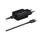 Зарядни устройства Samsung Super Fast Travel Charger, 25W, USB-C, Black