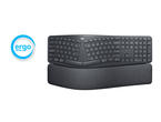 Клавиатури Logitech Wireless Keyboard ERGO K860, US INTL, Central, Graphite