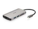 Кабели и Адаптери D-link 8-в-1 USB-C ™ концентратор с HDMI / Ethernet / четец на карти / Power Delivery