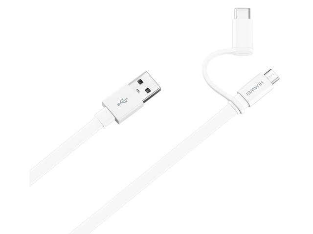 Кабели и Адаптери Huawei Micro USB&Type-C cable White