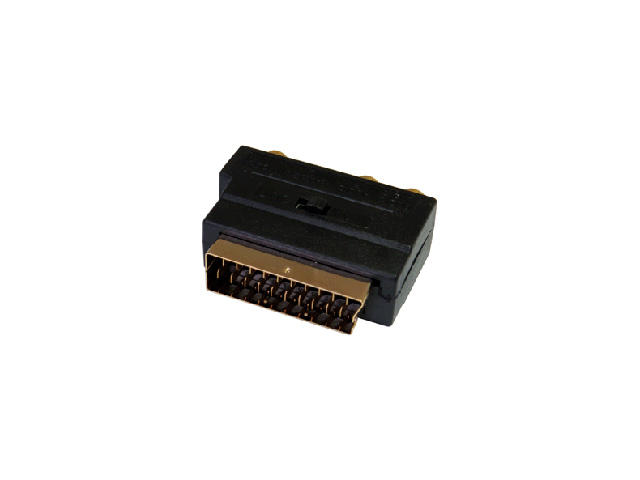 Кабели и Адаптери Преходник RGB Scart мъжко към 3 x RCA AV женско