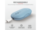 Мишки TRUST Puck Wireless & BT Rechargeable Mouse Blue