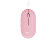 Мишки TRUST Puck Wireless & BT Rechargeable Mouse Pink