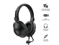 Слушалки TRUST Ozo USB Headset