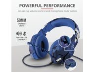 Слушалки Trust GXT 322B Carus