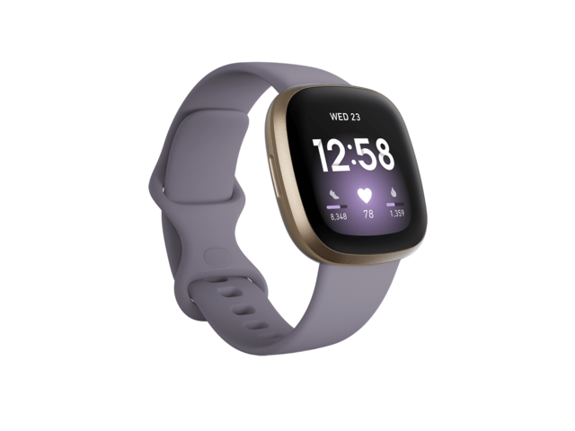 Смарт часовници Fitbit Versa 3  Soft Gold Aluminum/Thistle