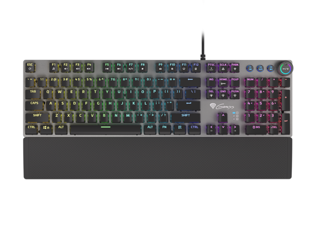 Клавиатури Genesis Thor 400 RGB Backlight Red Switch US Layout Software