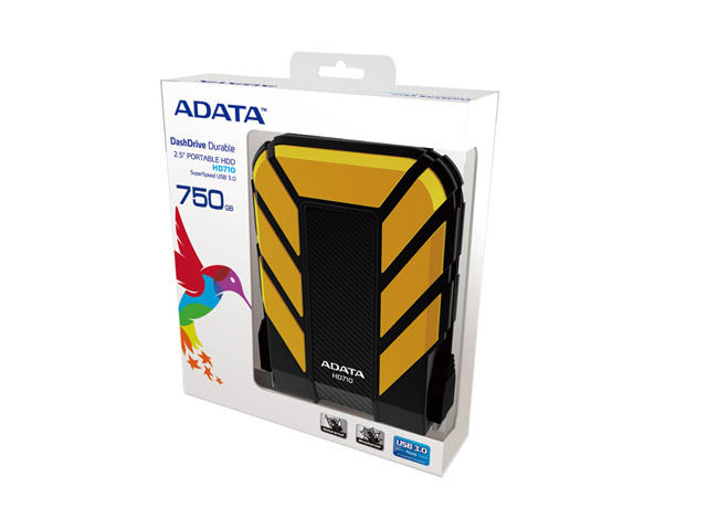 Външни HDD A-DATA DashDrive Durable HD710 750GB