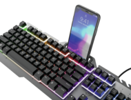 Клавиатури TRUST GXT 853 Esca Metal Rainbow Gaming Keyboard