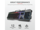 Клавиатури TRUST GXT 853 Esca Metal Rainbow Gaming Keyboard
