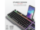 Клавиатури TRUST GXT 853 Esca Metal Rainbow Gaming Keyboard