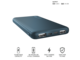 Външни батерии Trust Primo Ultra-thin Powerbank 10000 mAh - blue