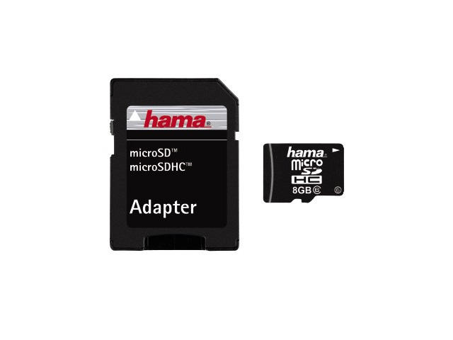 Карти памет 8GB microSD карта Hama Class 6