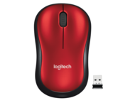 Мишки Logitech M185 EWR2, в червено