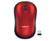 Мишки Logitech M185 EWR2, в червено