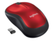 Мишки Logitech M185 EWR2, в червено