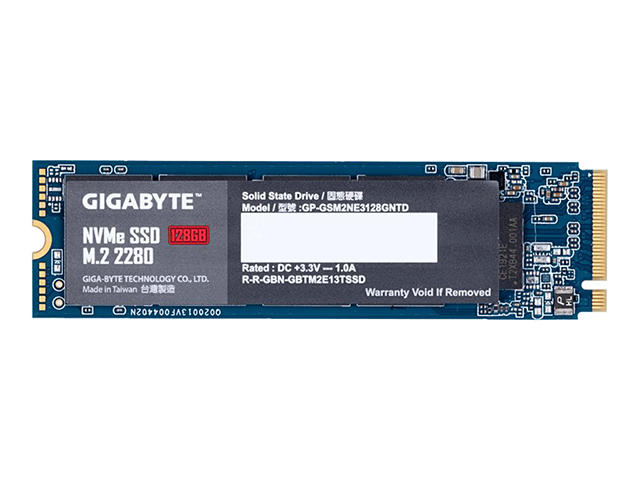 SSD 128GB Gigabyte SSD M.2 NVMe