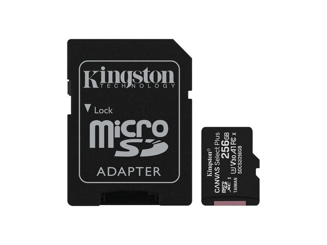 Карти памет 256GB Kingston Canvas Select Plus SD Memory Card