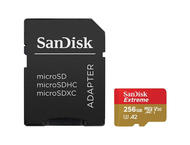 Карти памет 256GB microSD SanDisk Extreme Class 10 + RescuePRO Deluxe