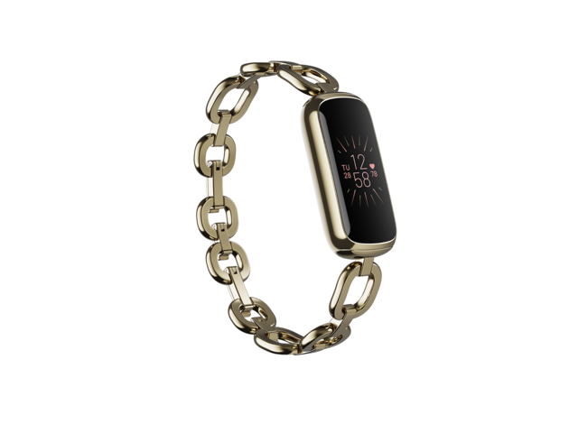 Смарт гривни Fitbit Luxe Special Edition Gorjana w Jewellery Band - Soft Gold/Peony