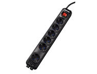 Разклонители Hama "Protection" Power Strip, 6 гнезда, черен