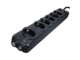Разклонители Hama "Protection" Power Strip, 6 гнезда, черен