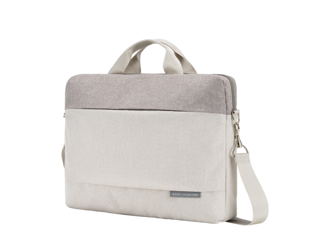 Чанти за Лаптопи ASUS EOS 2 SHOULDER BAG, в сиво-бяло