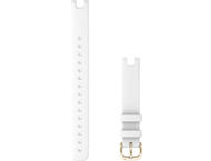 Каишки Каишка за Garmin Lily - White Italian Leather с Cream Gold (Large)