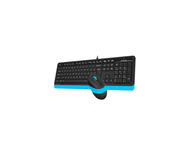 Клавиатури A4tech Fstyler, черен/син