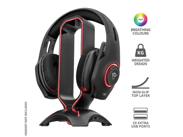 Джаджи old_TRUST GXT 265 Cintar RGB Headset Stand