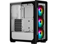 Кутии Corsair iCUE 220T RGB Mid Tower Smart Case White
