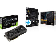 Видео карти ASUS TUF GeForce RTX 3070 Ti 8GB + ASUS TUF GAMING B550 Pro