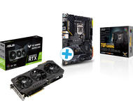 Видео карти ASUS TUF GeForce RTX 3070 Ti 8GB + ASUS TUF GAMING Z490-PLUS (WiFi) 