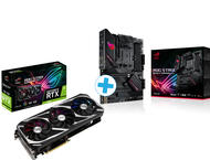 Видео карти ASUS ROG STRIX RTX 3060 O12G GAMING + ASUS ROG STRIX B550-F GAMING