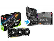 Видео карти MSI GeForce RTX 3080 GAMING Z TRIO 10G + MSI MAG X570 TOMAHAWK WiFi