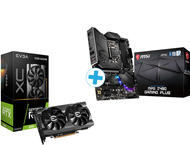 Видео карти EVGA GeForce RTX 3060 XC GAMING 12G LHR + MSI MPG Z490 GAMING PLUS